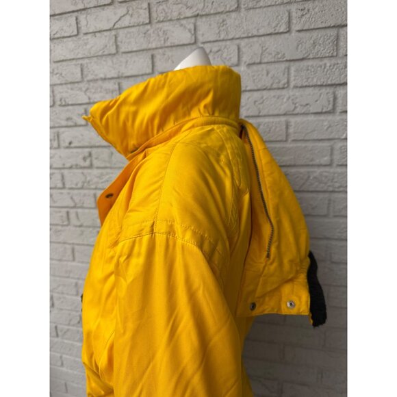 Jeunesse by Couloir Women Yellow Detachable Hoodie Winter Ski Jacket Size 12 - Picture 9 of 12